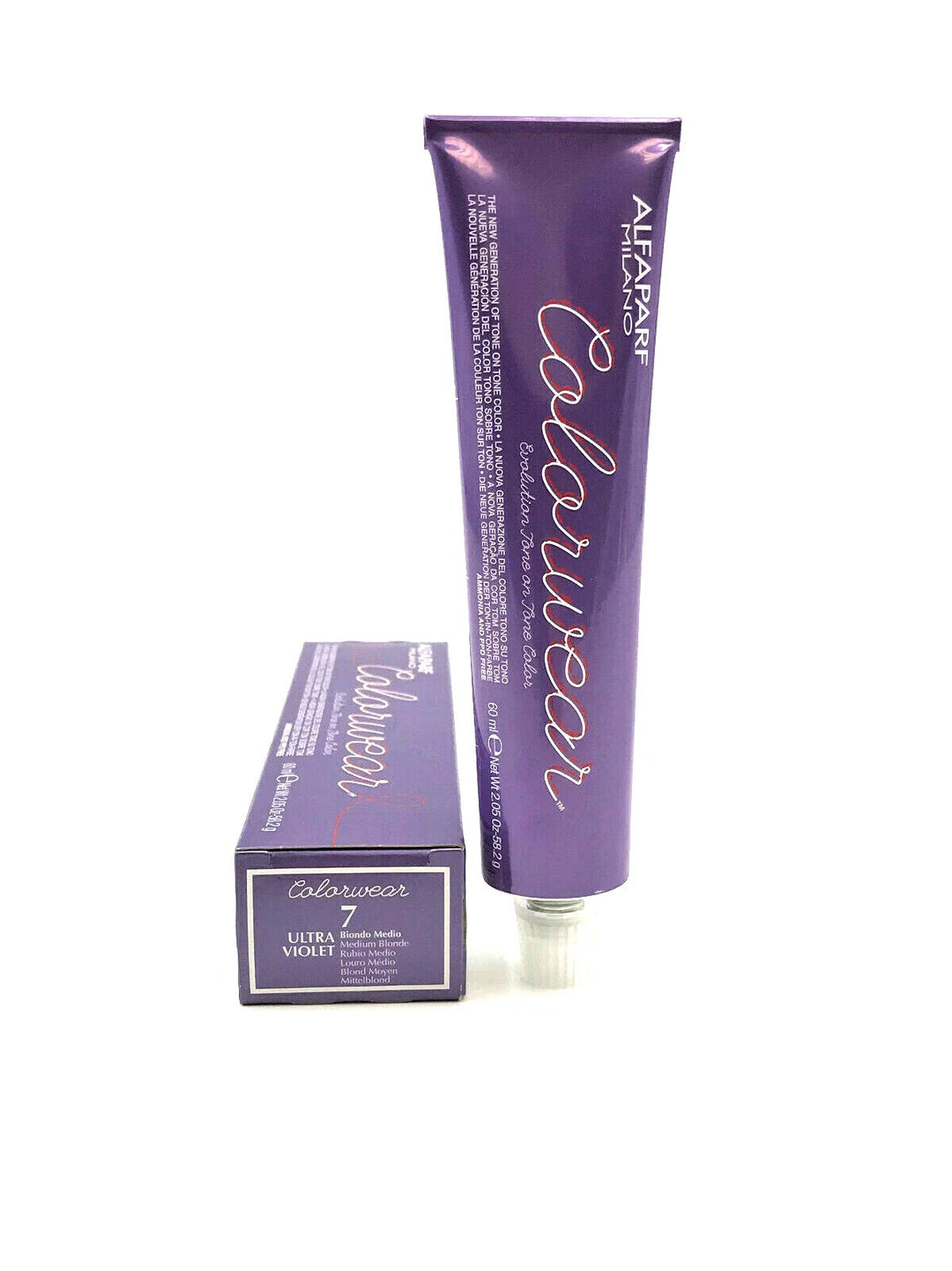 Alfaparf ColorWear Tone On Tone Color 7 Ultra Violet Medium Blonde 2.05 oz