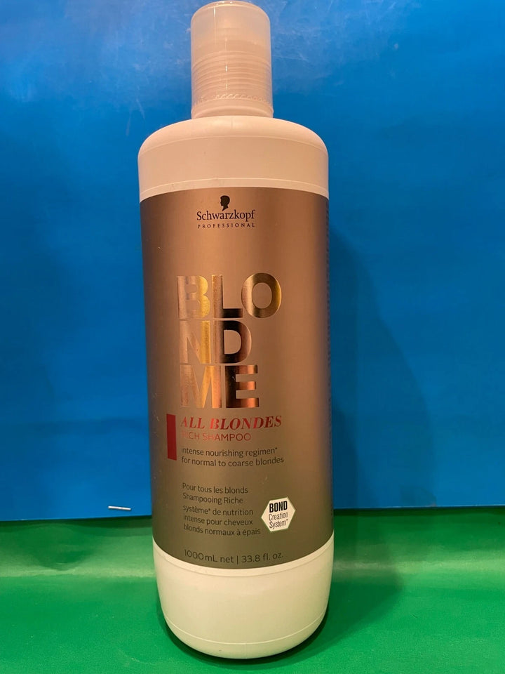 Schwarzkopf BlondMe All Blondes Rich Shampoo & Conditioner - 33.8 oz duo-expired