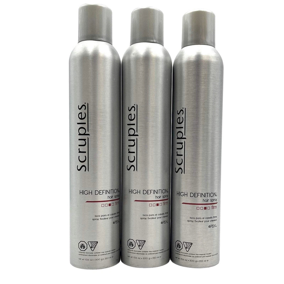 Scruples High Definition Hair Spray 10.6 oz-3 pack