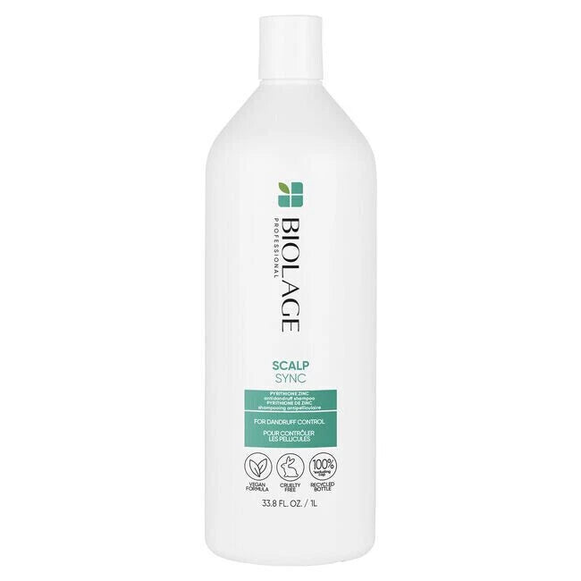Biolage ScalpSync AntiDandruff Shampoo 33.8 oz-2 Pack