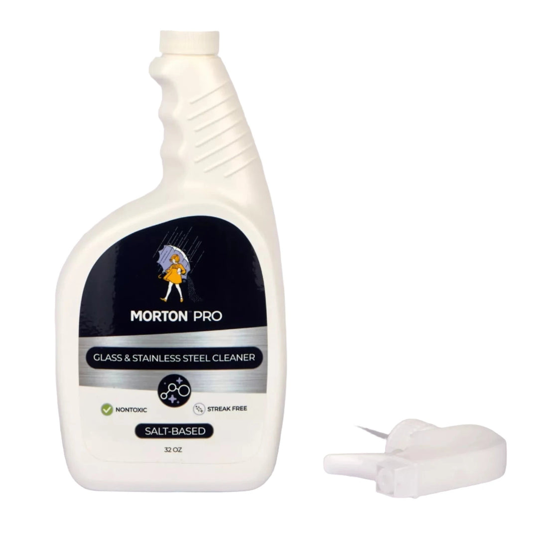 Morton Pro Glass Stainless Steel Cleaner Nontoxic Streak Free 32 oz