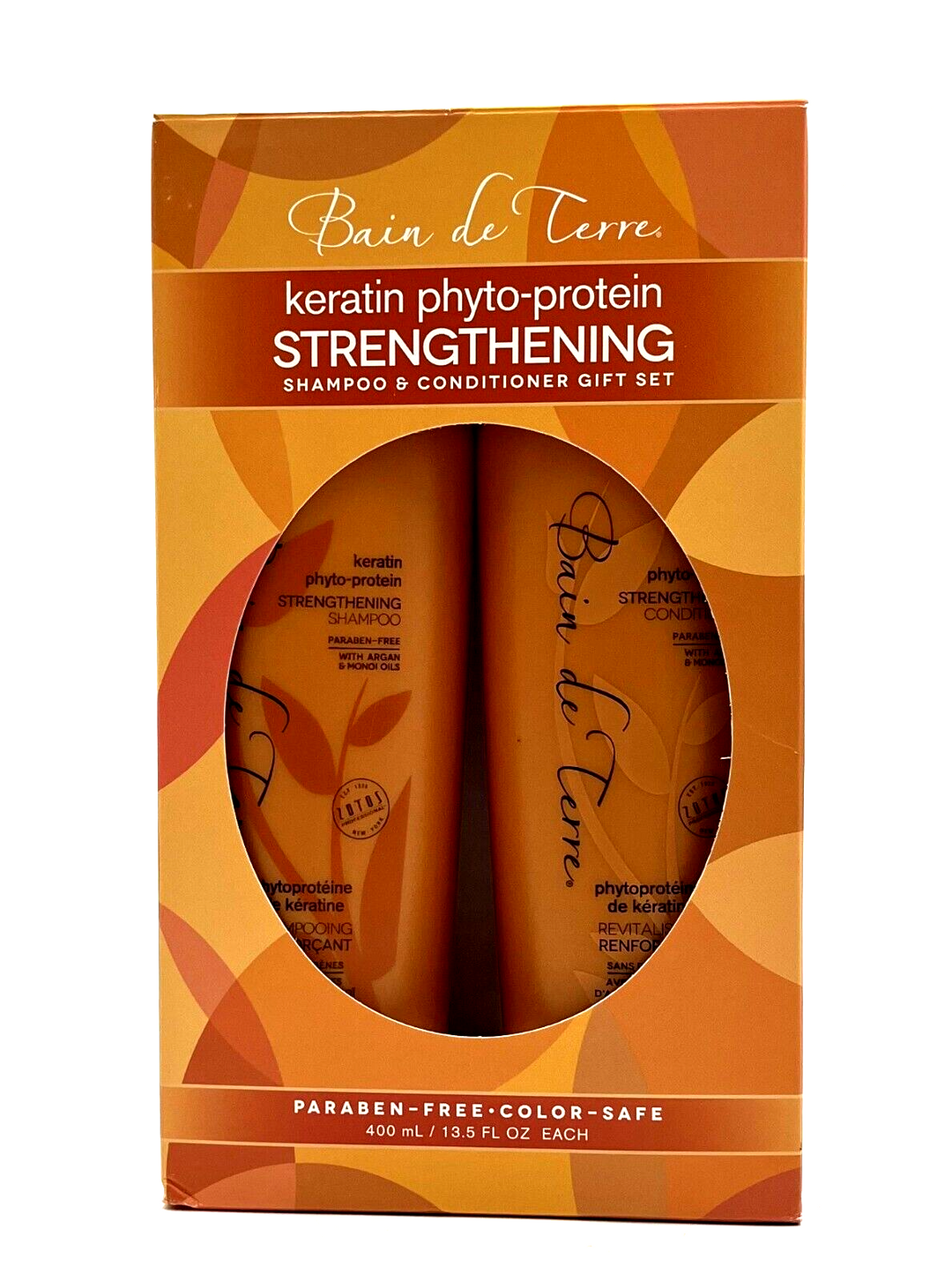 Bain De Terre Keratin Phyto-Protein Strengthening Shampoo/Conditioner Gift Set