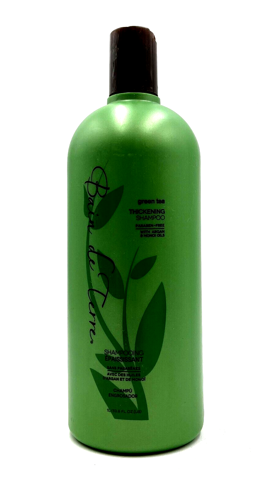 Bain De Terre Green Tea Thickening Shampoo - Argan & Monoi Oils 33.8 oz