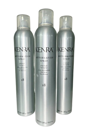 Kenra Artformation Spray Firm Hold Hairspray #18 10 oz-3 pack