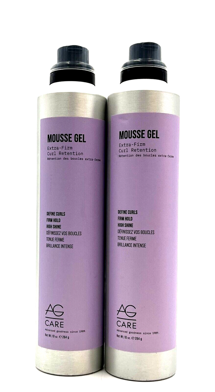 AG Care Mousse Gel Extra-Firm Curl Retention Curls 10 oz