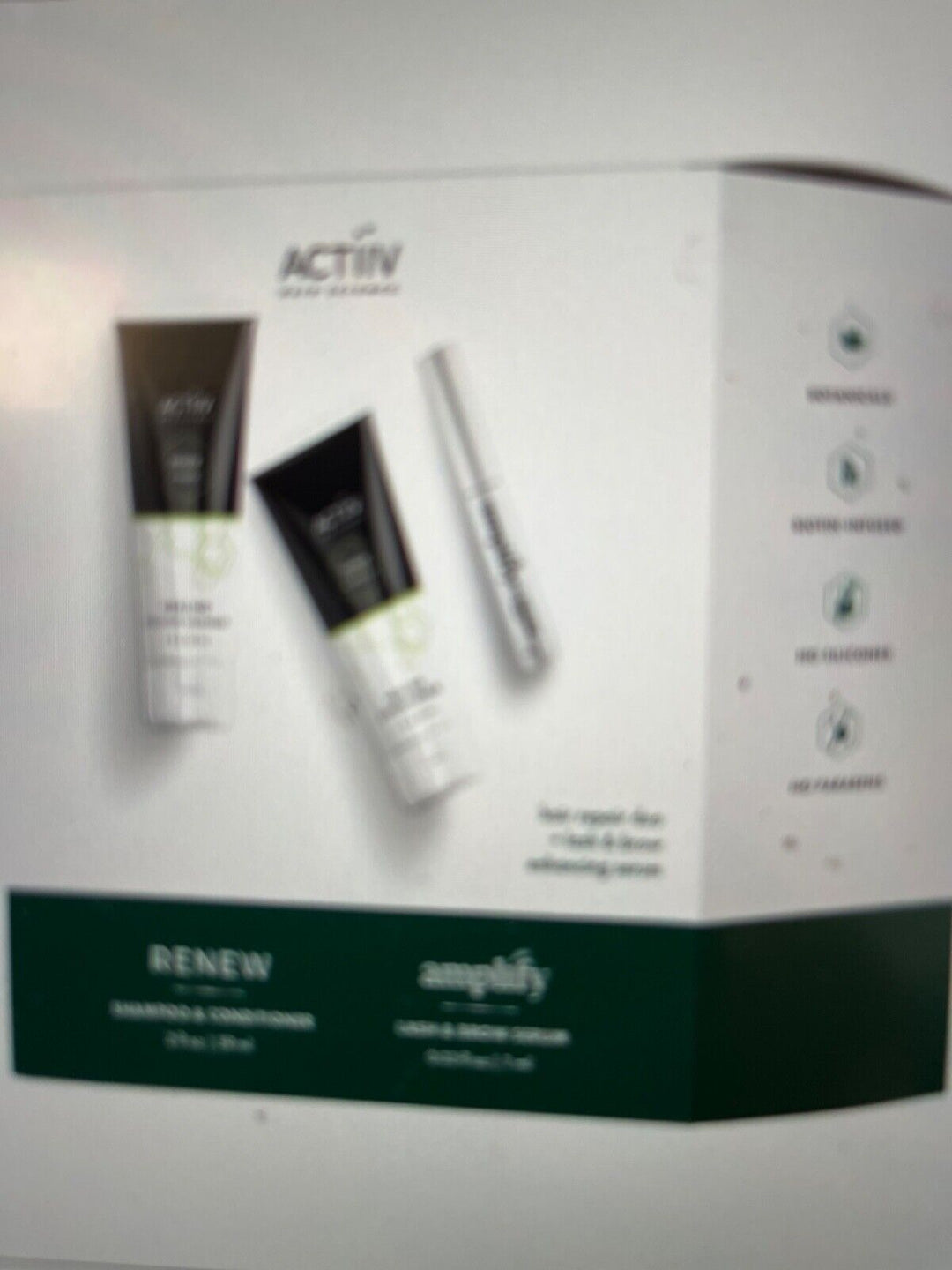 ACTiiv Renew Shampoo/Conditioner & Amplify Lash Brow Enhancing Serum Trio Set