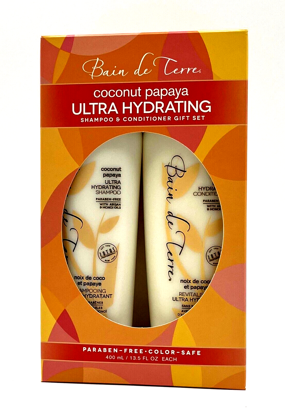 Bain De Terre Coconut Papaya Ultra Hydrating Shampoo/Conditioner Holiday Gift