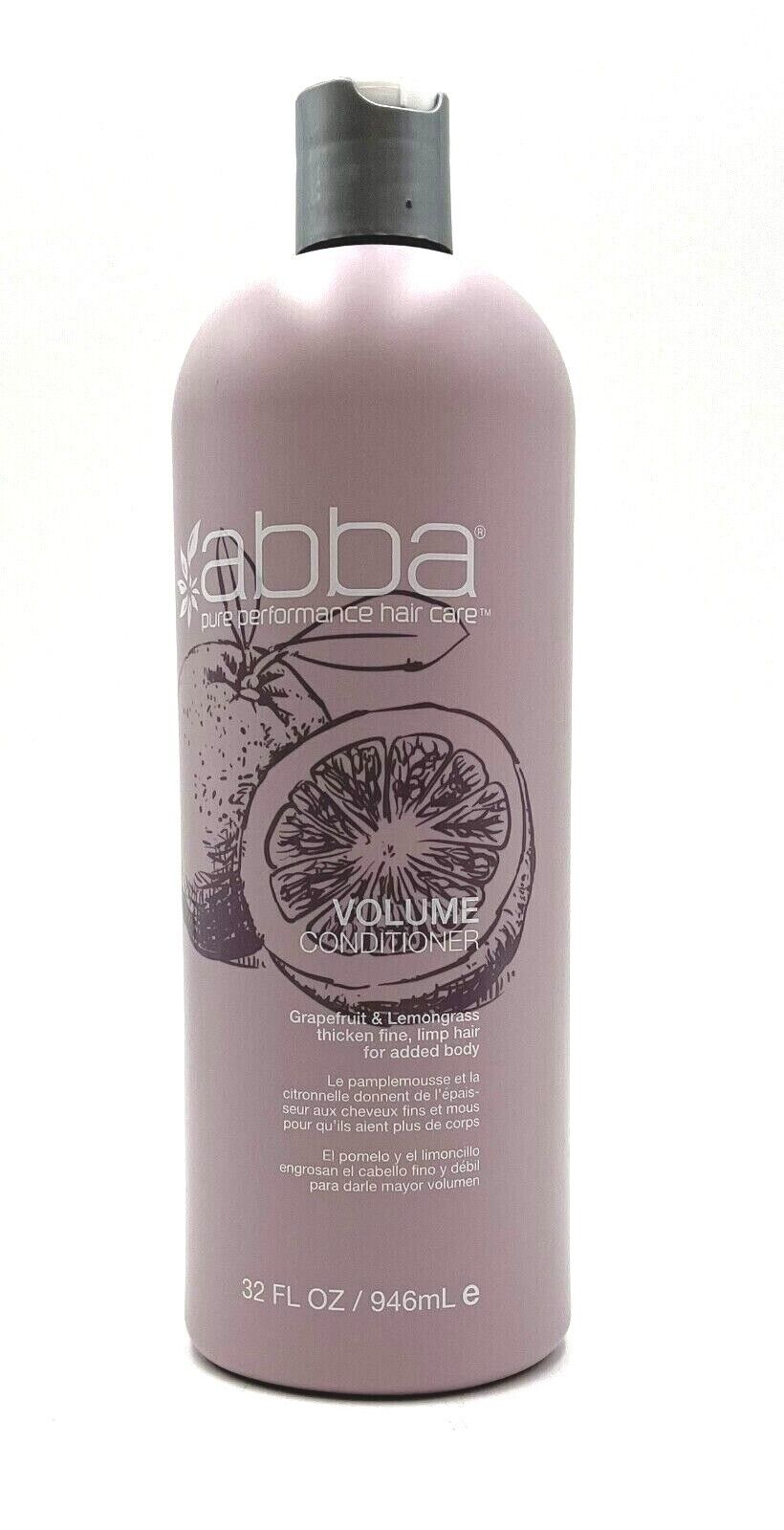 Abba Volume Conditioner Grapefruit & Lemongrass 32 oz