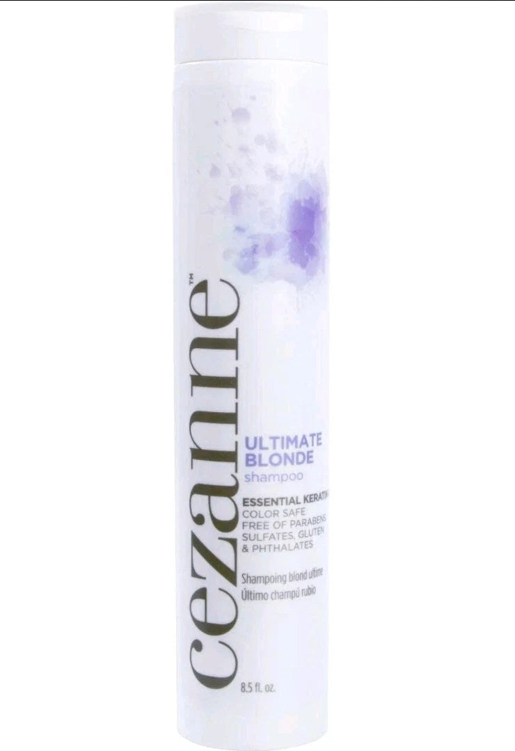 Cezanne Ultimate Blonde shampoo Essential Keratin Care 8.5 oz