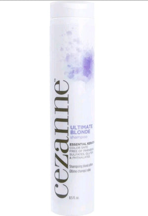 Cezanne Ultimate Blonde shampoo Essential Keratin Care 8.5 oz
