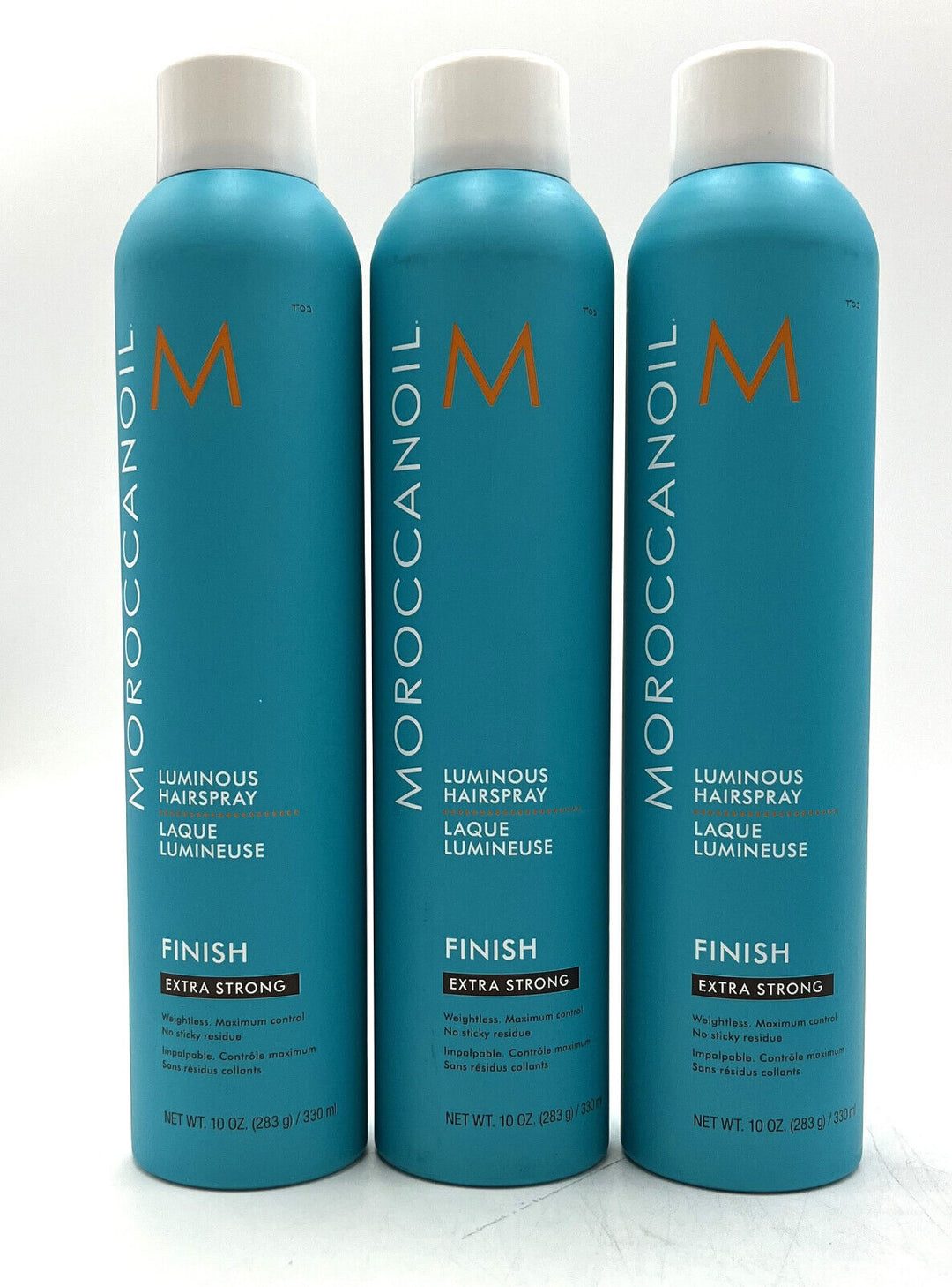 Moroccanoil Luminous Hairspray Extra Strong Hold 10 oz-3 Pack