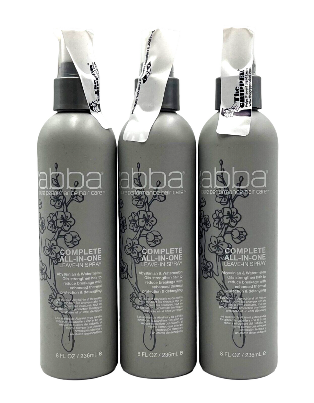 ABBA Complete All-In-One Leave-In Spray 8 oz-3 Pack