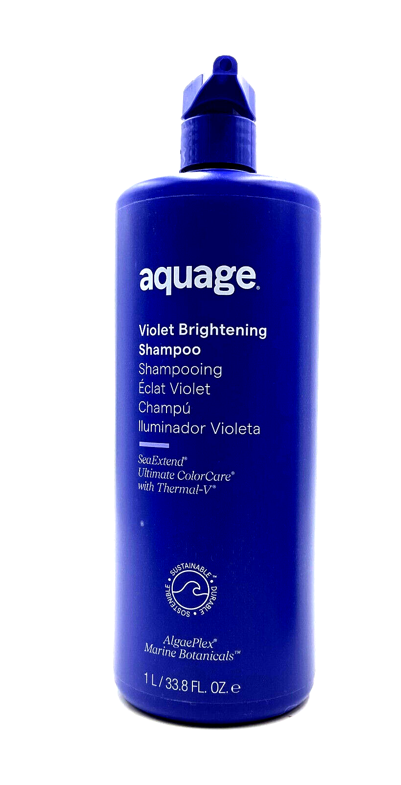 Aquage Violet Brightening Shampoo/Lightened Highlighted Hair 33.8 oz