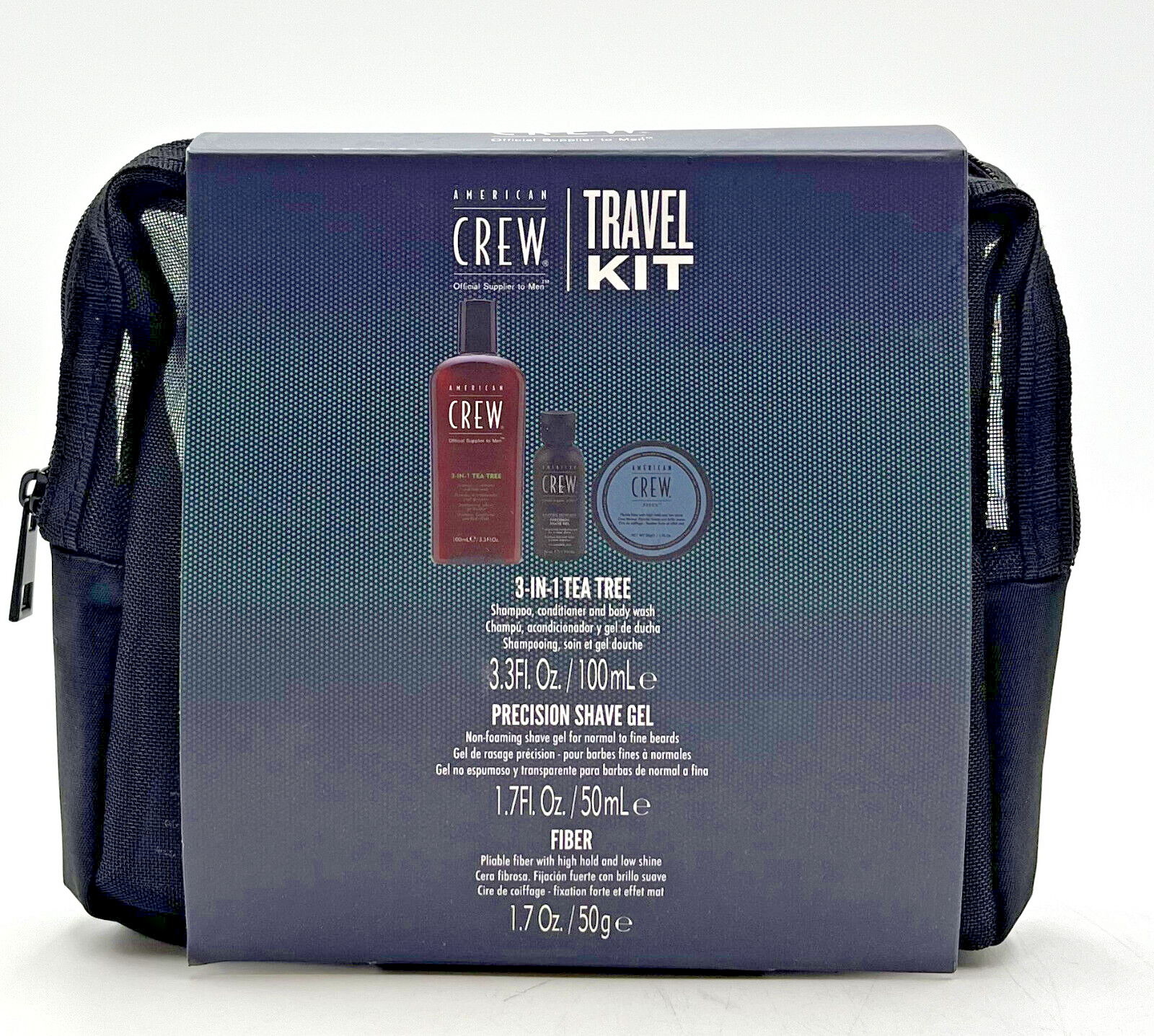 american crew for men travel bag Travel-Kit Men: 3-in-1 Care Shampoo, Conditioner & Shower Gel (100 Traveling well means traveling prepared Travelpro Crew Classic UnderSeat Tote