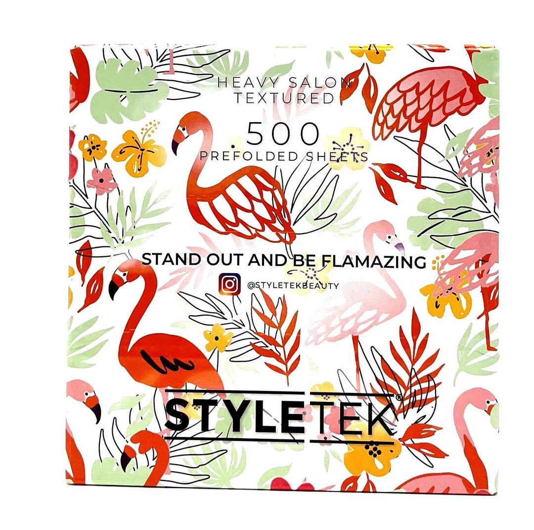 StyleTek Heavy Salon 500 Prefolded Sheets 5"X10.75"