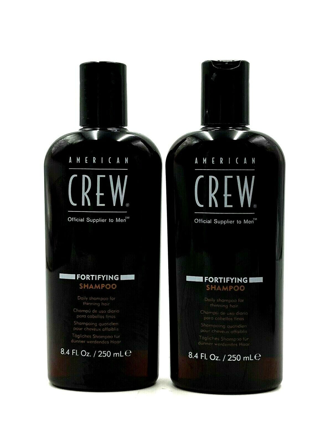 American Crew Fortifying Shampoo Daily Shampoo For Thinning Hair 8.4 oz-2 Pack