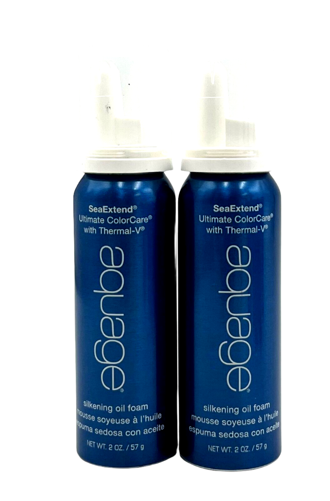 Aquage SeaExtend Silkening Oil Foam 2 oz-2 Pack