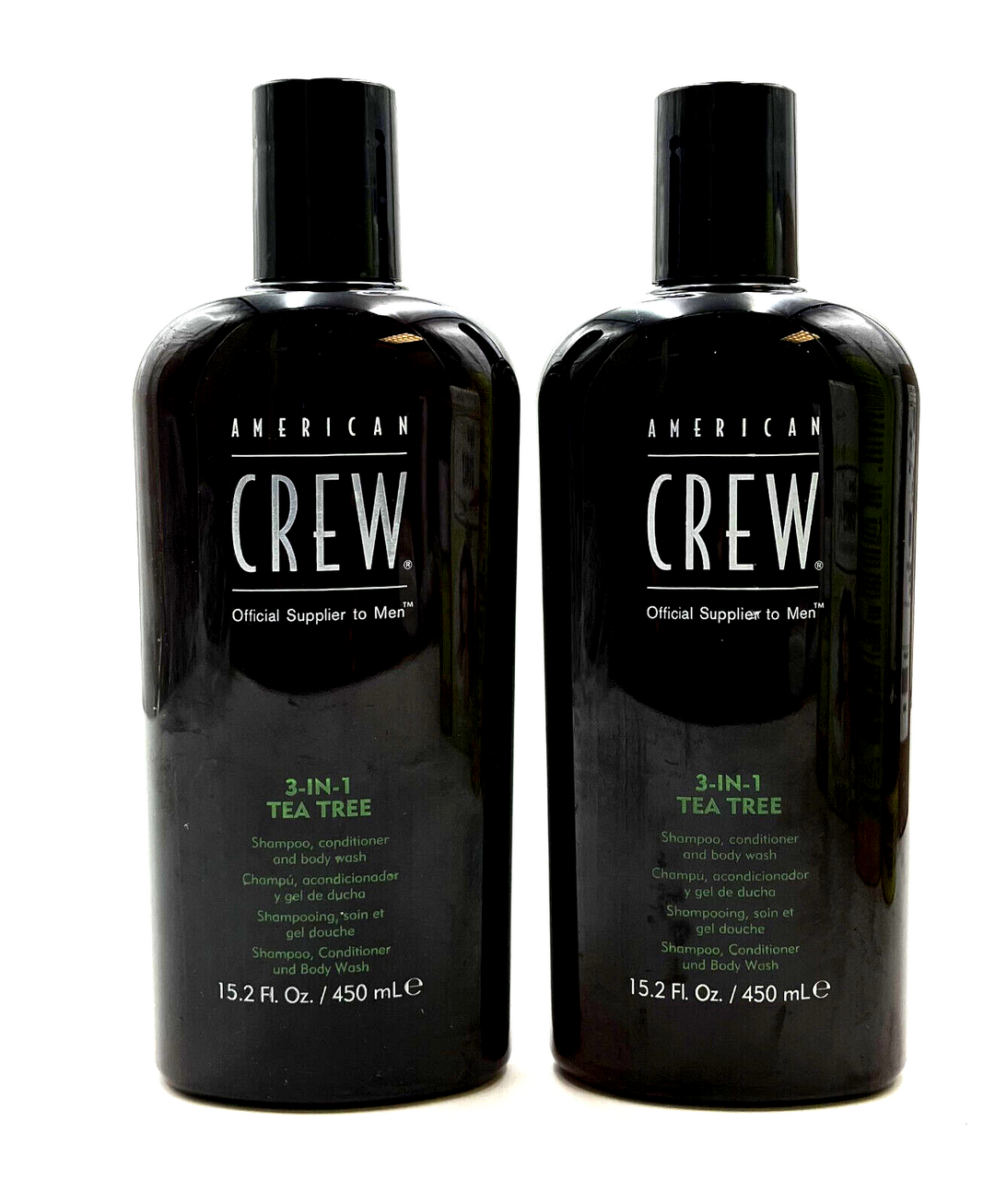 American Crew Tea Tree 3-IN-1 Shampoo Conditioner Body Wash 15.2 oz