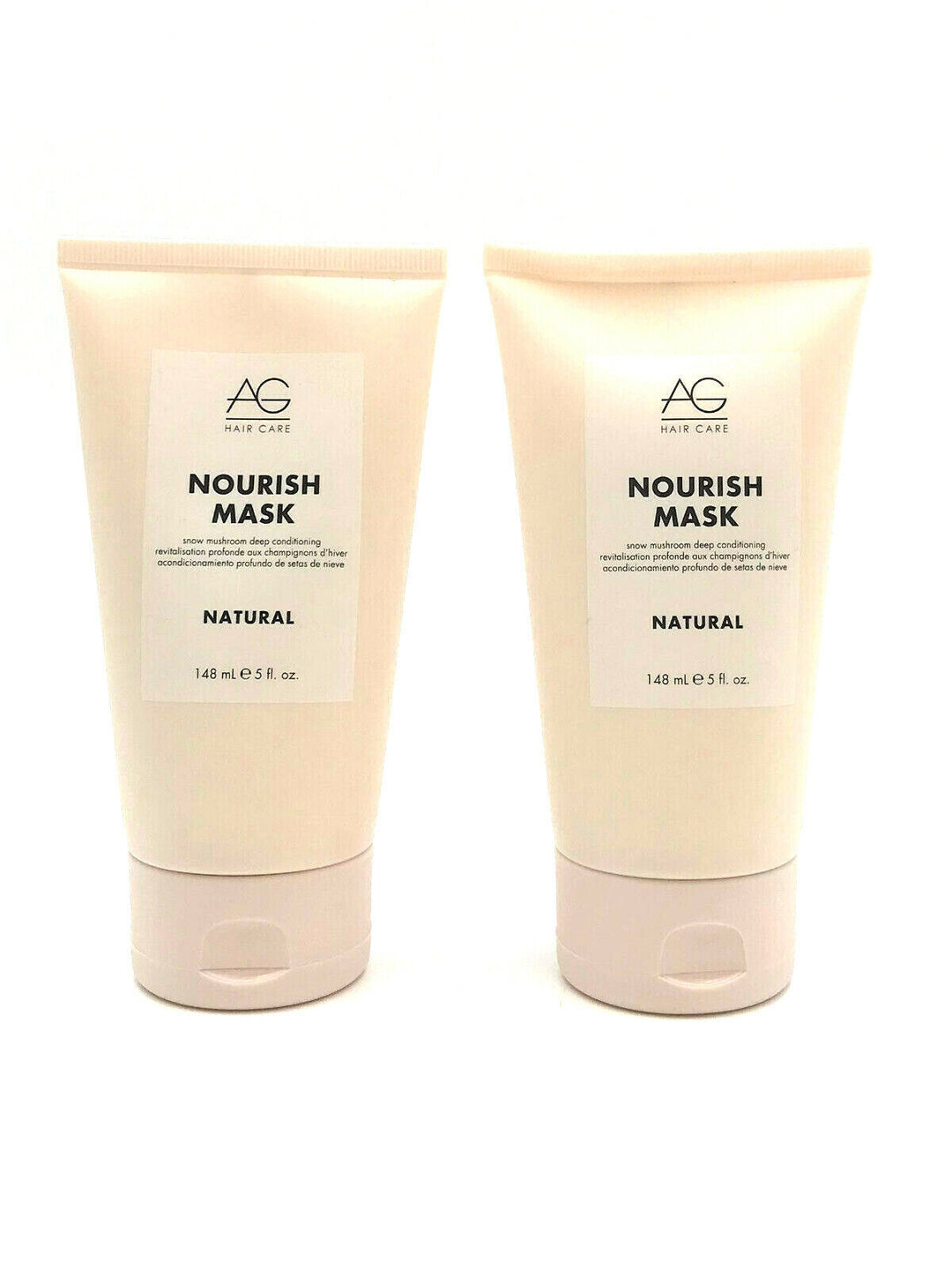 AG Hair Nourish Mask Snow Mushroom Deep Conditioning Natural 5 oz-2 PACK