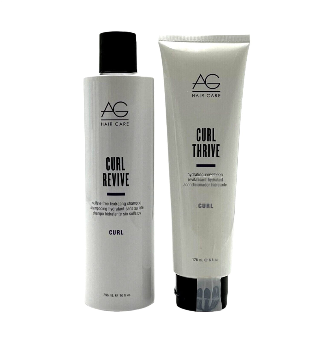 AG Hair Curl Revive Shampoo 10 oz & Thrive Conditioner 6 oz