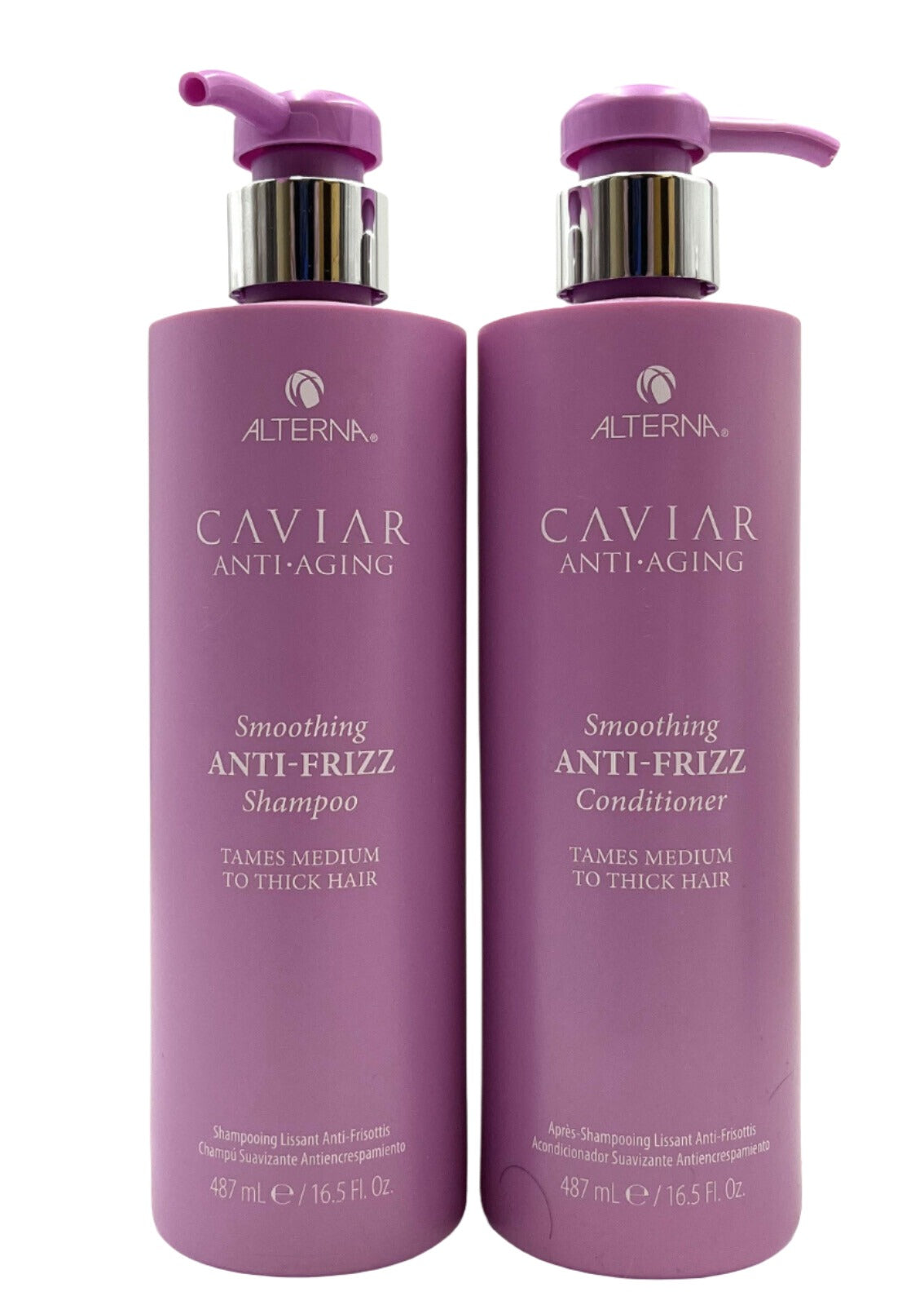 A Set of Alterna Caviar Anti Frizz Smoothing Shampoo & Conditioner Duo 33.8 fl o outlets