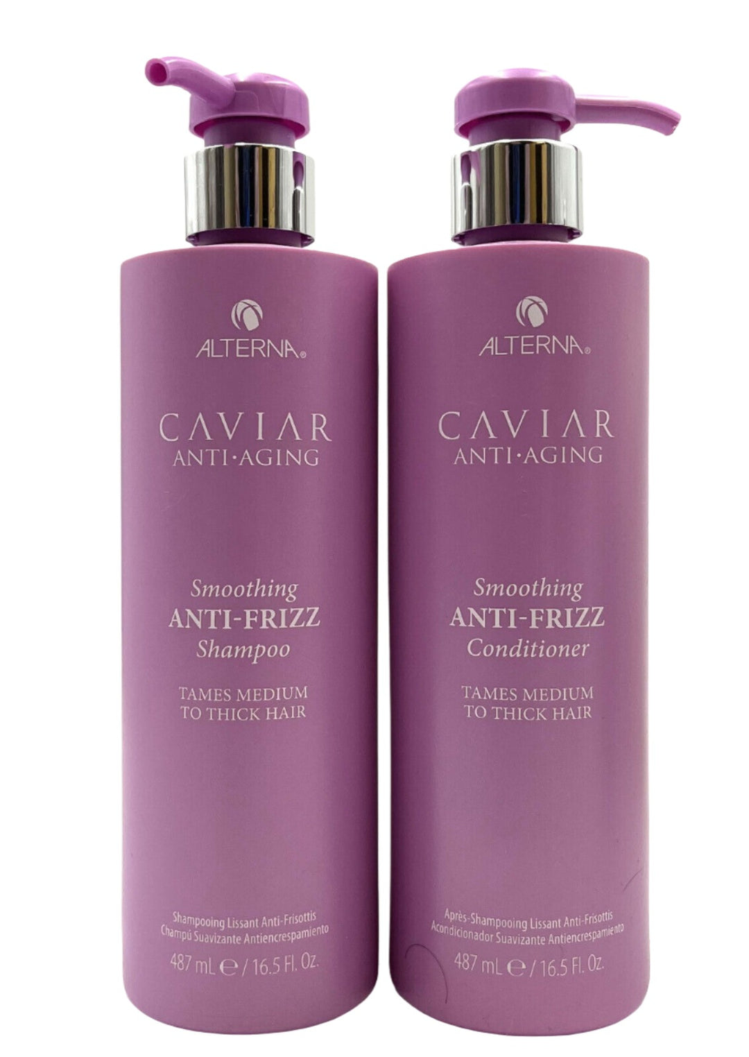 Alterna Caviar Anti-Aging Smoothing Anti-Frizz Shampoo & Conditioner 16.5 oz Duo