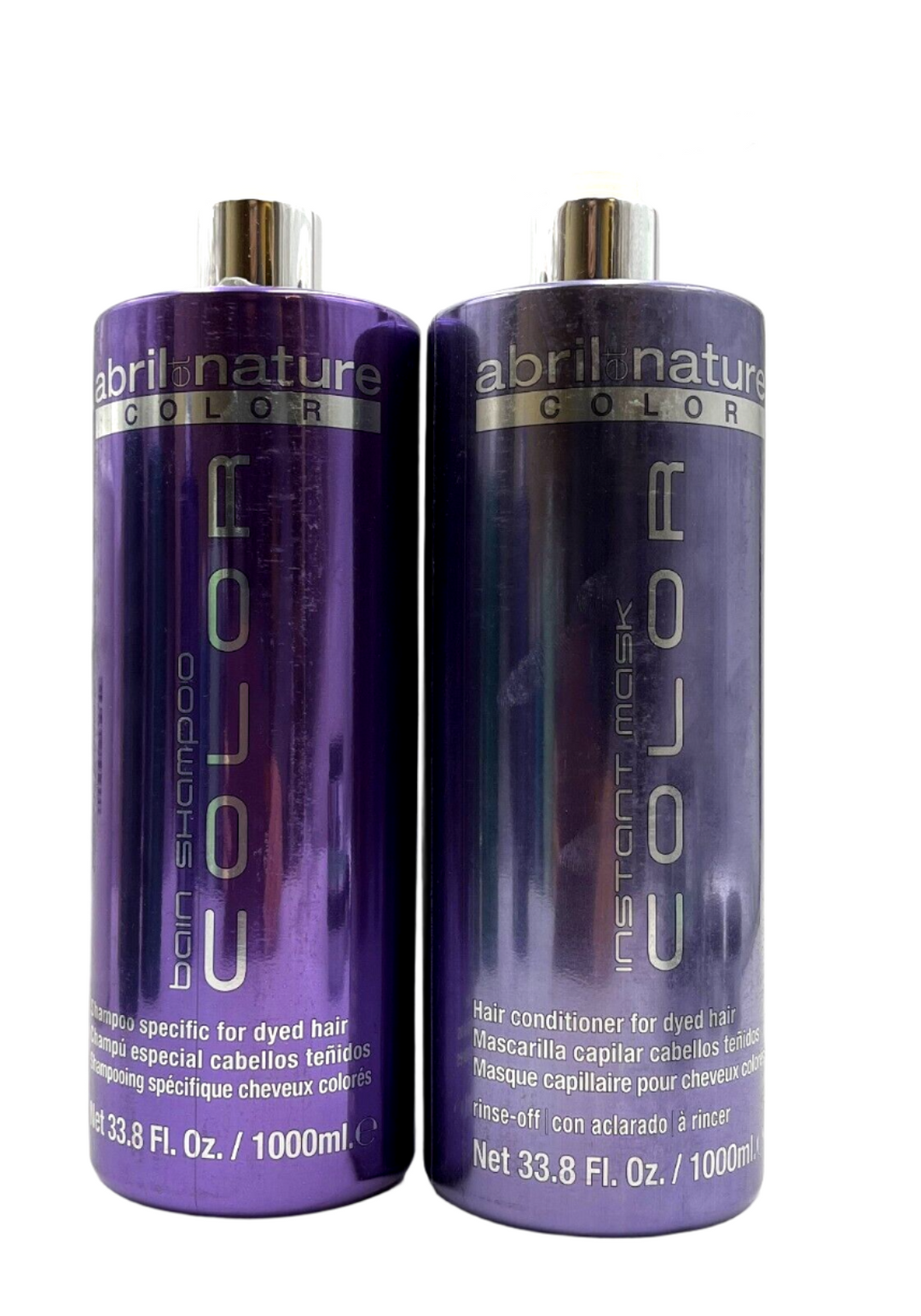 Abril et Nature Color Shampoo & Conditioner For Dyed Hair 33.8 oz Duo