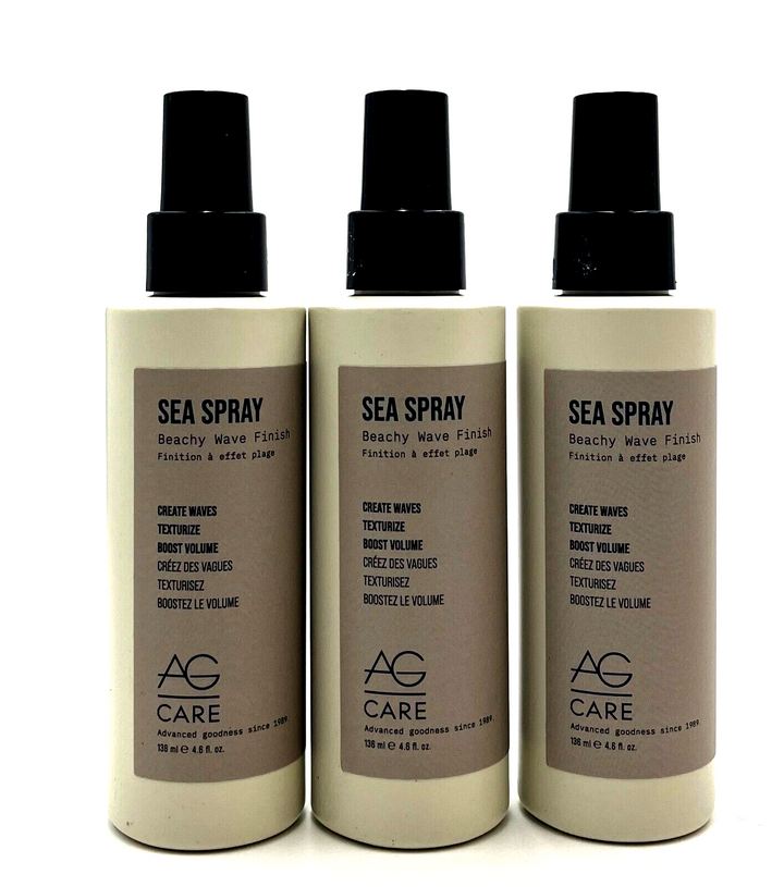 AG Care Sea Spray Beachy Wave Finish Waves Texturize Boost Volume 4.8 oz