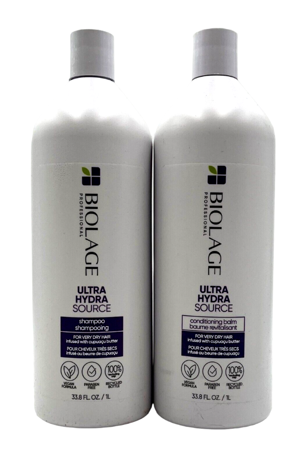 Biolage Ultra HydraSource Shampoo & Conditioning Balm 33.8 oz Duo