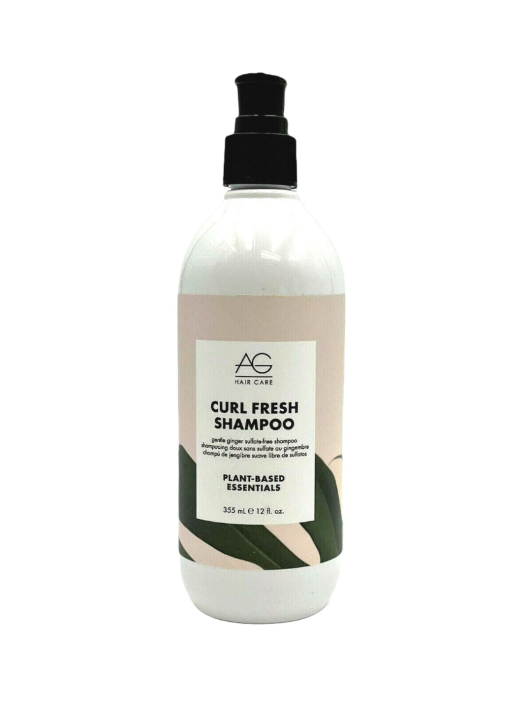 AG Hair Curl Fresh Shampoo Gentle Ginger  Plant-Based Essentials 12oz