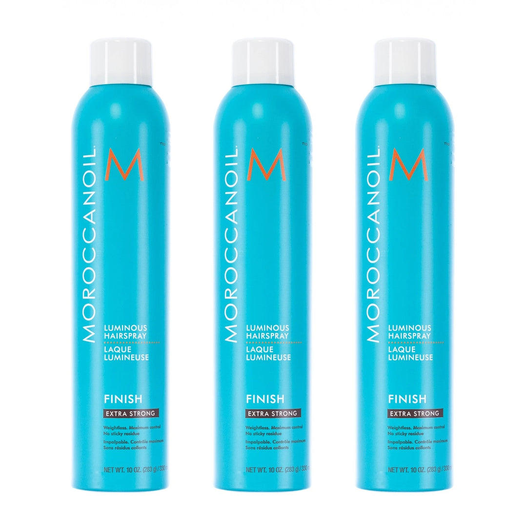 Moroccanoil Luminous Hairspray Extra Strong 55% 10 fl.oz-3 Pack