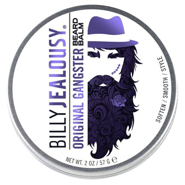 Billy Jealousy Original Gangster Light Hold Oud Wood Scented Beard Mustache 2 oz