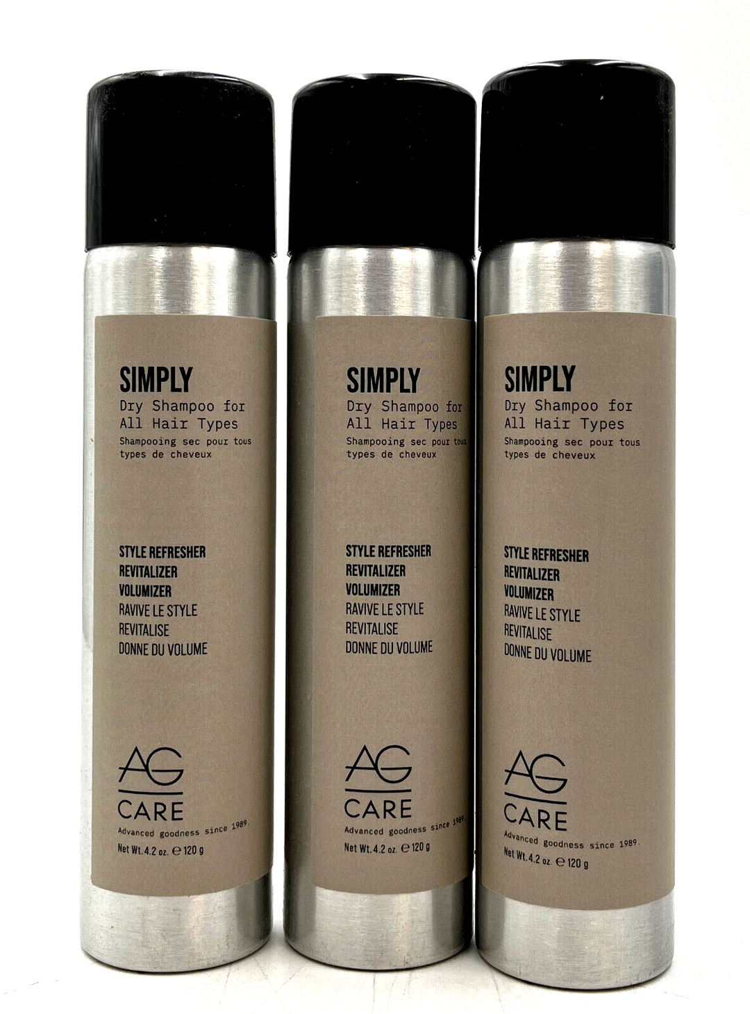 AG Care Simply Dry Shampoo 4.2 oz-3 Pack