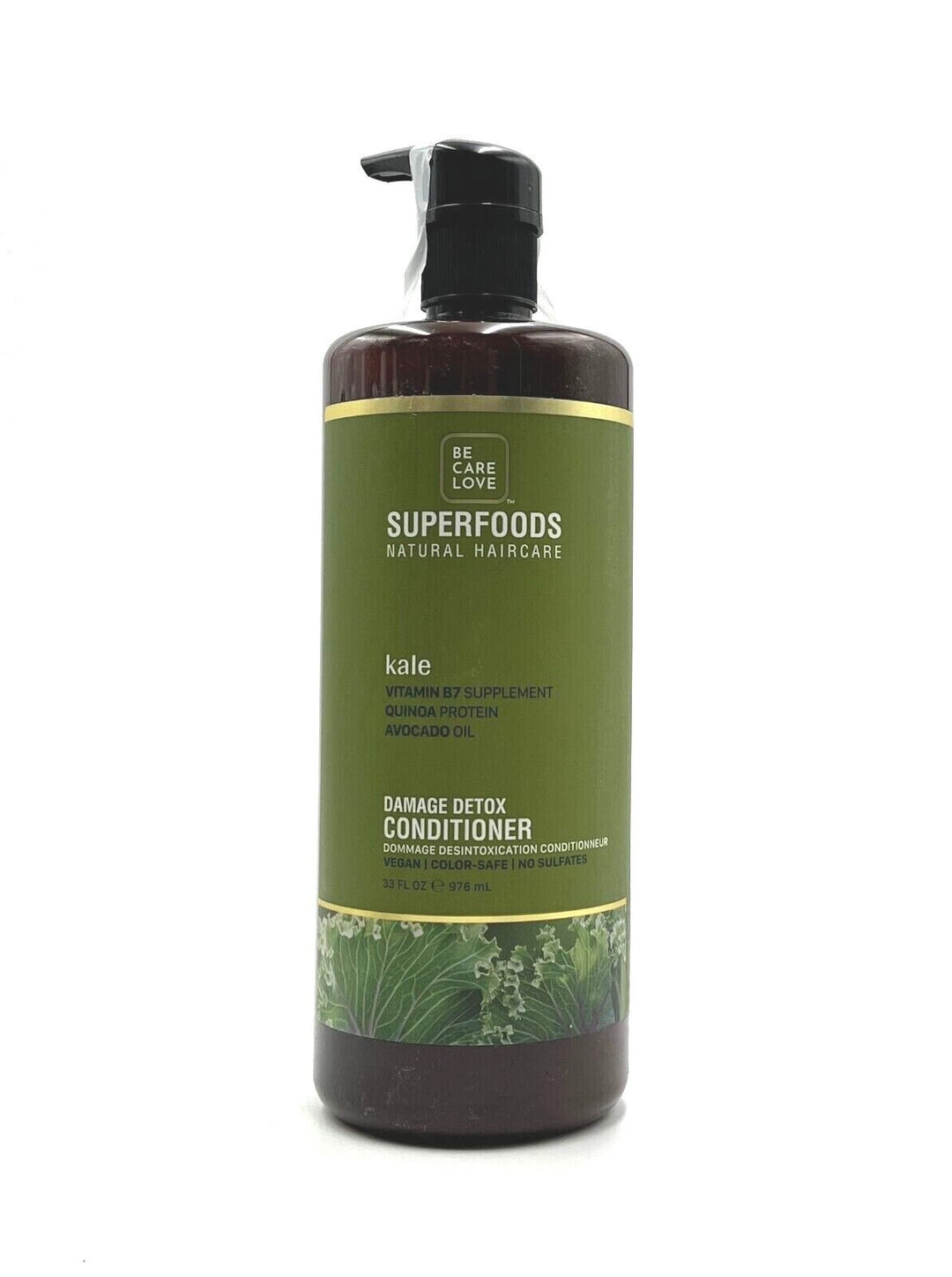 Be Care Love Superfoods Kale Damage Detox Conditioner 33 oz