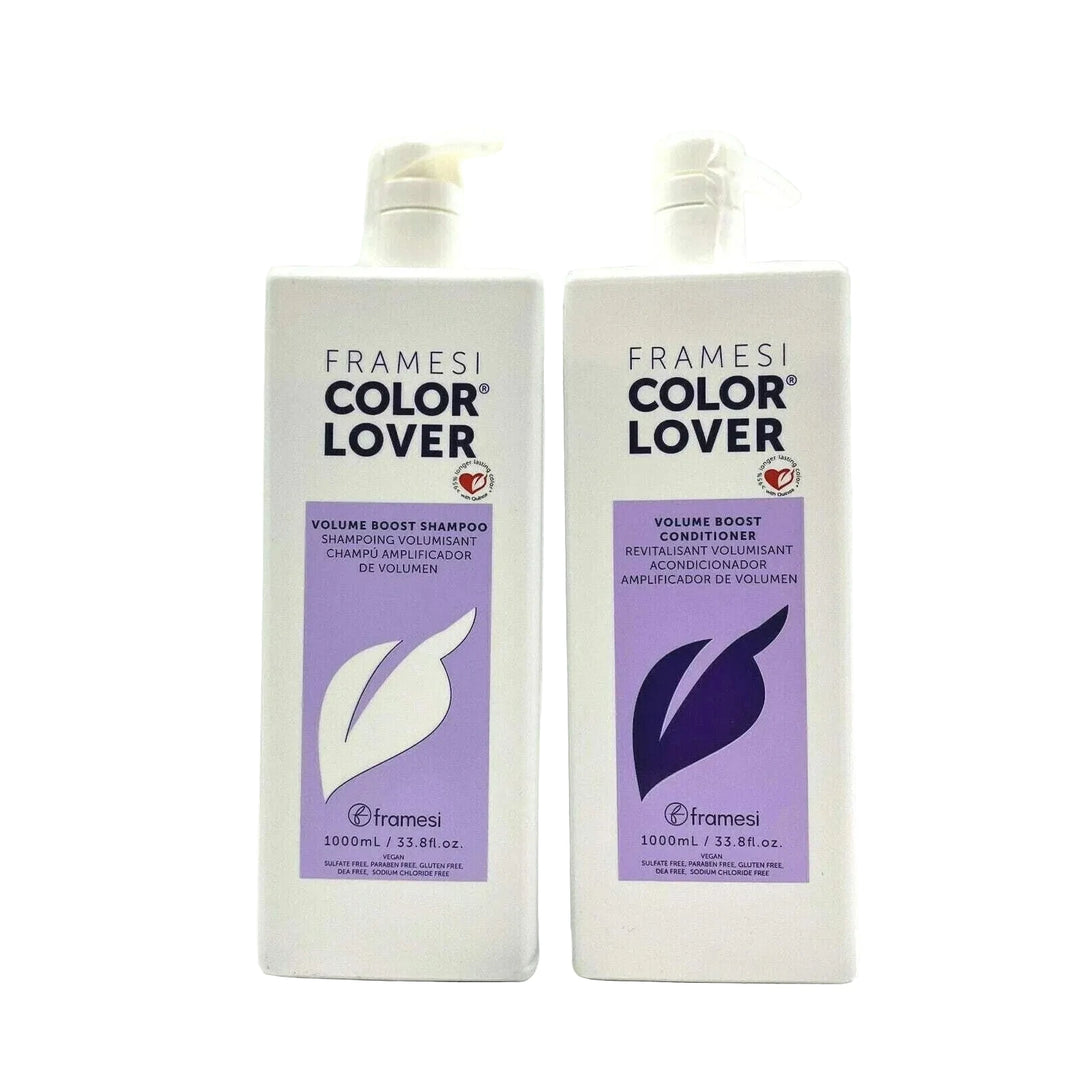 Framesi Color Lover Volume Boost Shampoo &amp; Conditioner Vegan 33.8 oz