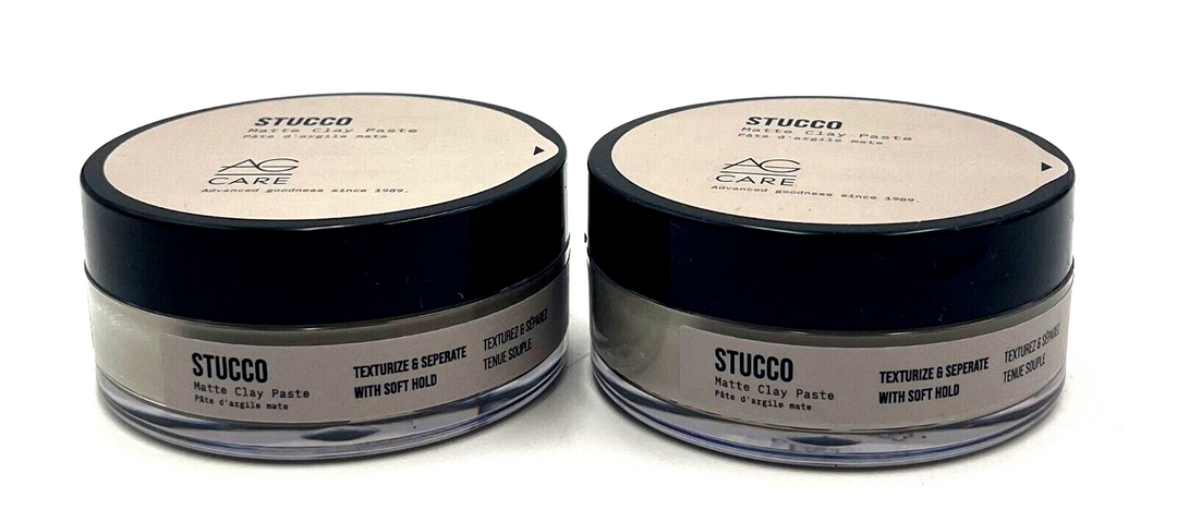 AG Care  Stucco Matte Clay Paste 2.5 oz-New-2 Pack