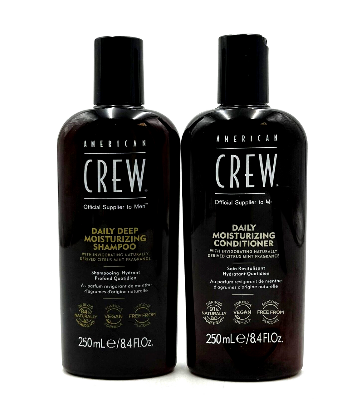 American Crew Daily Deep Moisturizing Shampoo & Conditioner 8.4 oz Duo