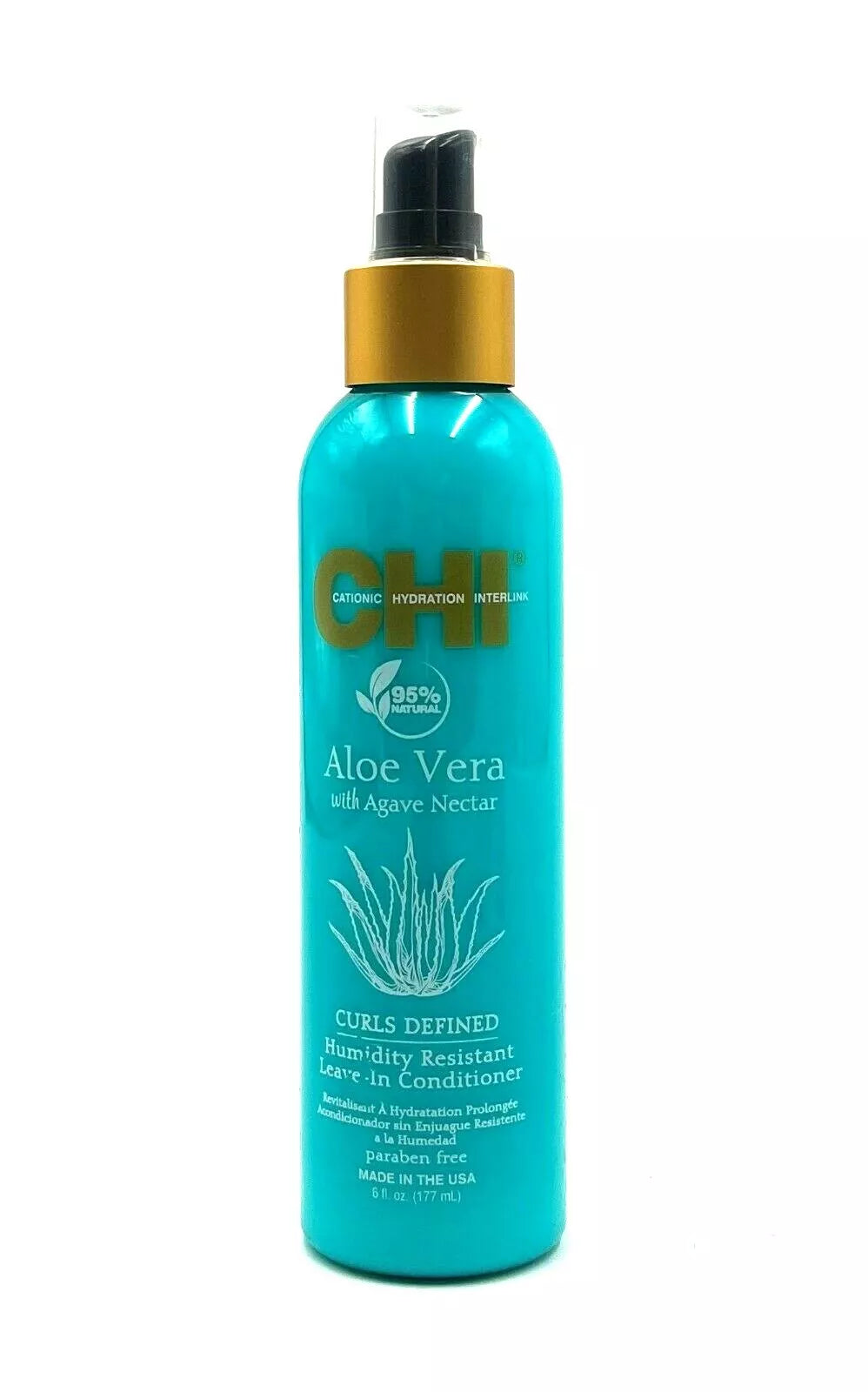 CHI Aloe Vera Curls Defined Humidity Resistant Leave In Conditioner 6 oz