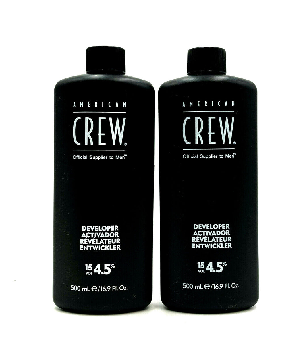 American Crew  Hair Cream Developer 15 Volume 4.5% 16.9 oz-Pack of 2