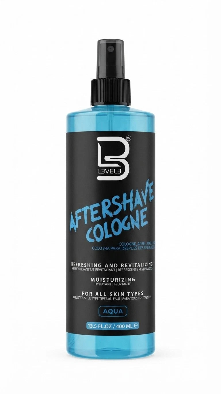 L3VEL3 Aftershave Cologne Aqua, 13.5 oz