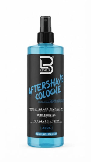 L3VEL3 Aftershave Cologne Aqua, 13.5 oz