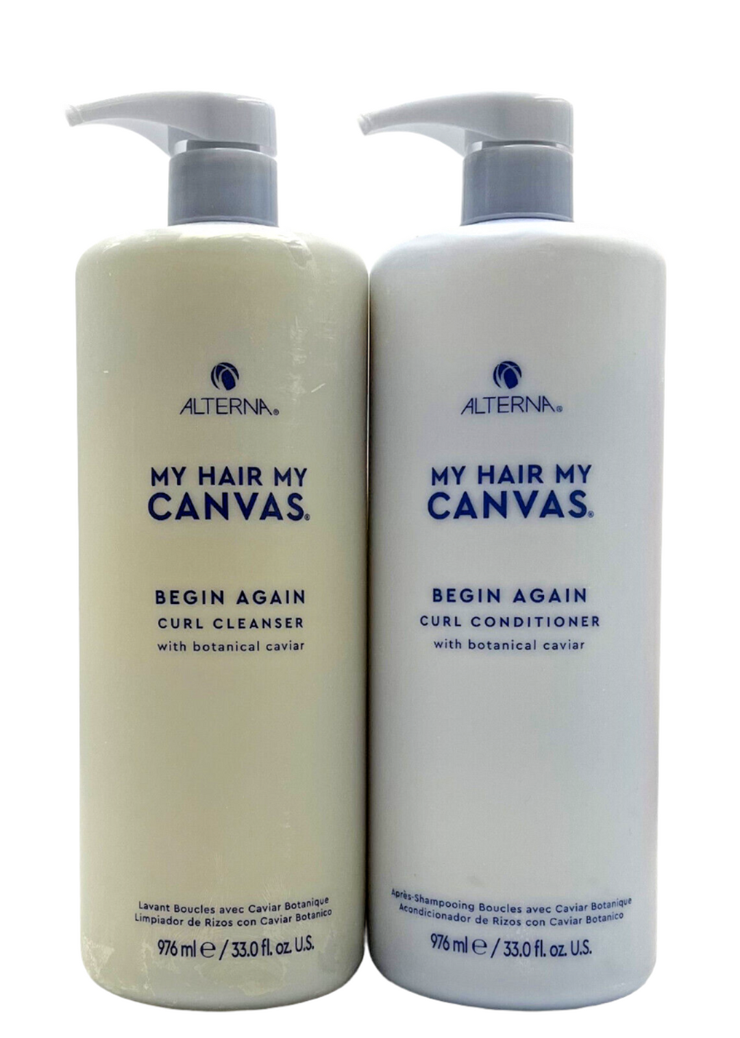 Alterna My Hair My Canvas Begin Again Curl Cleanser & Conditioner 33 oz Duo