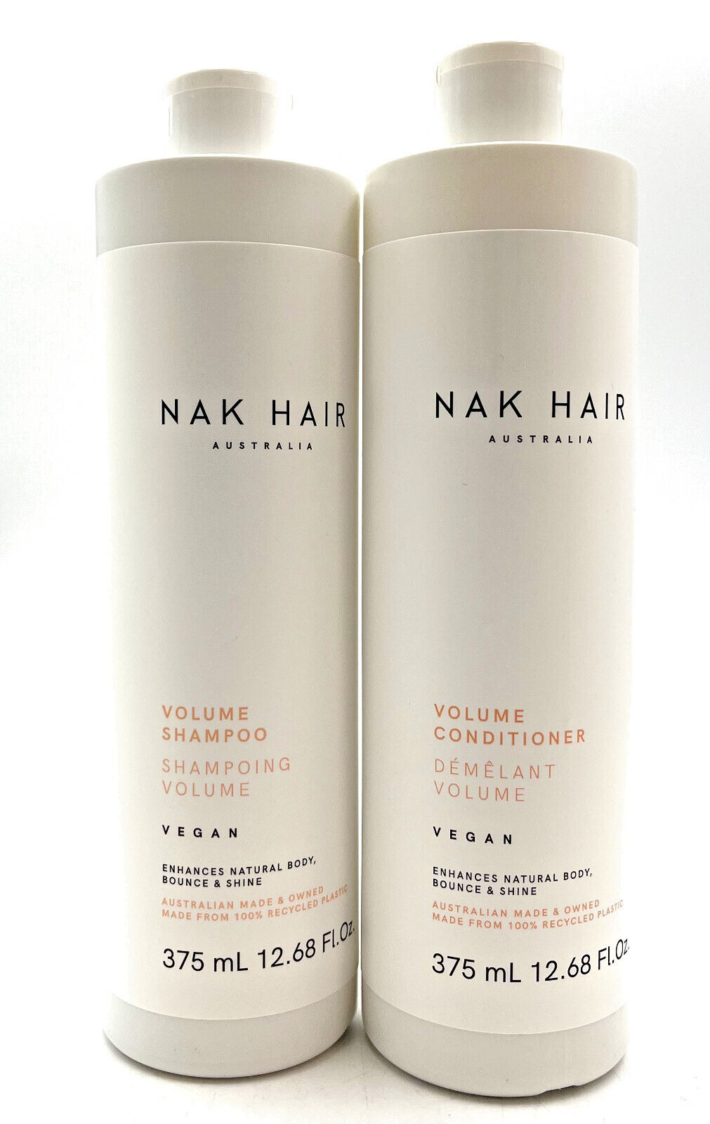 Nak Hair Australia Volume Shampoo & Conditioner 12.68 oz Duo