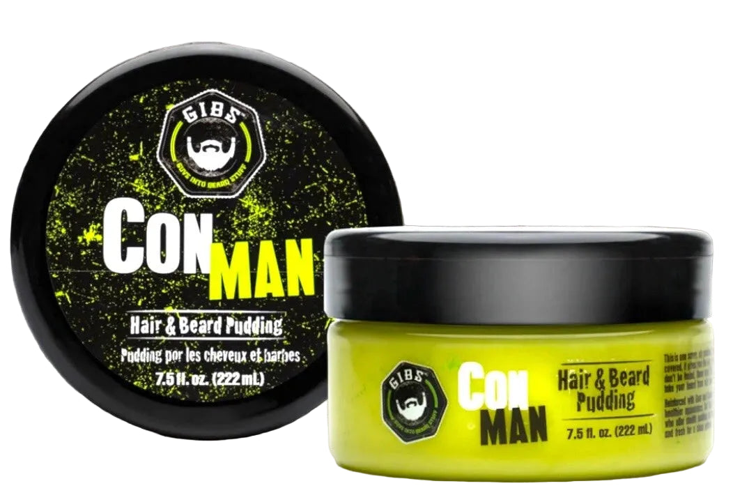 GIBS Con Man Hair &amp; Beard Pudding 7.5 oz