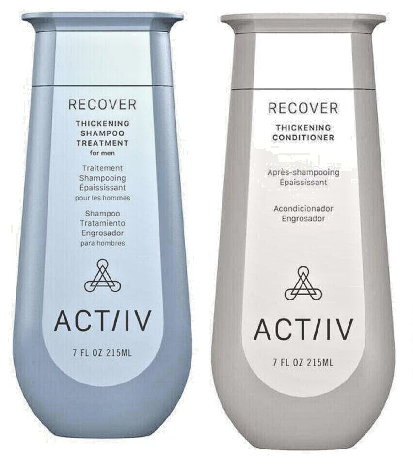 ACTiiv  Recover Thickening Shampoo Treatment for Men & Conditioner 7 oz Duo