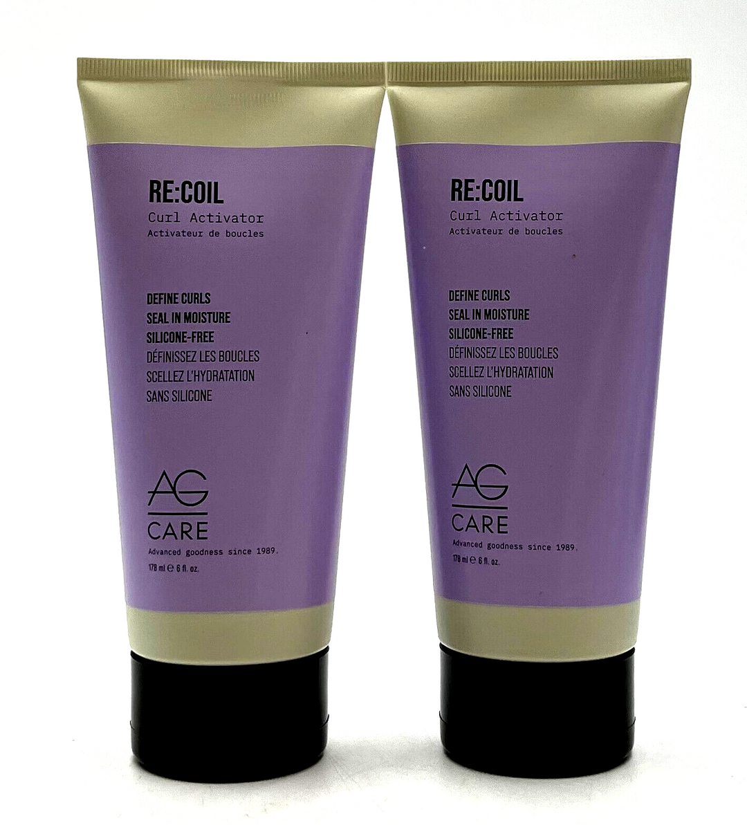 AG Care Re:Coil Curl Activator Define Curls & Seal In Moisture 6 oz-2 Pack