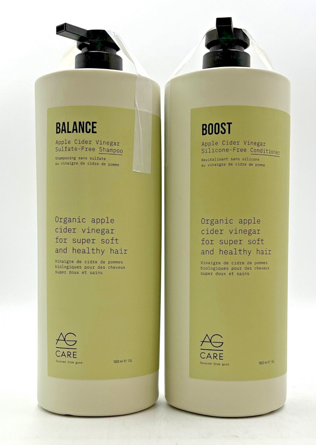 AG Care Balance Apple Cider Shampoo & Boost Conditioner 50.07 oz Duo