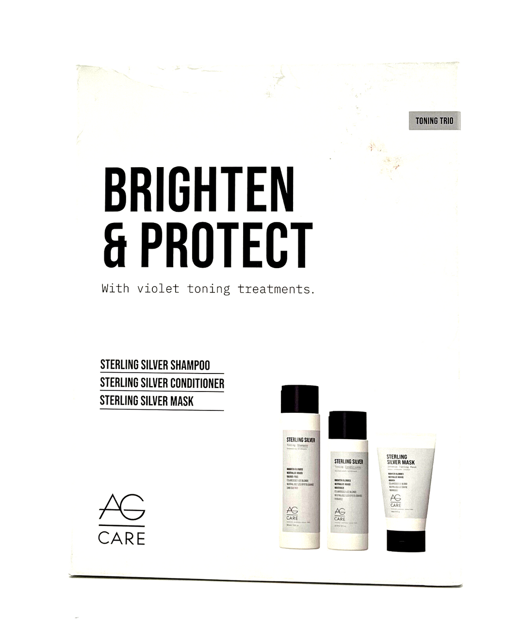 AG Care Brighten & Protect ToningTrio(Shampoo/Conditioner/Mas) Set