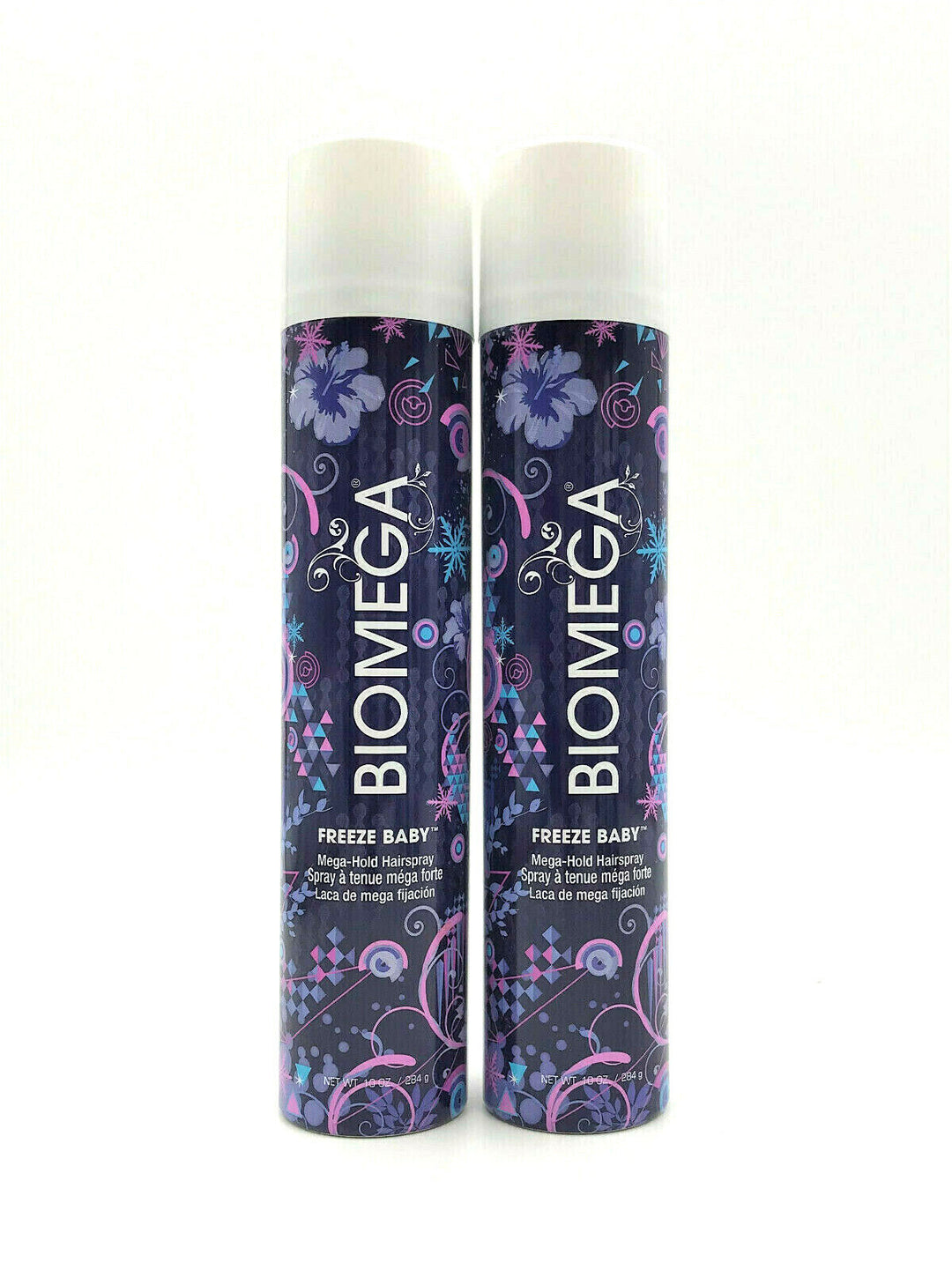 Aquage Biomega Freeze Baby Mega-Hold Hairspray 10 oz-Pack of 2