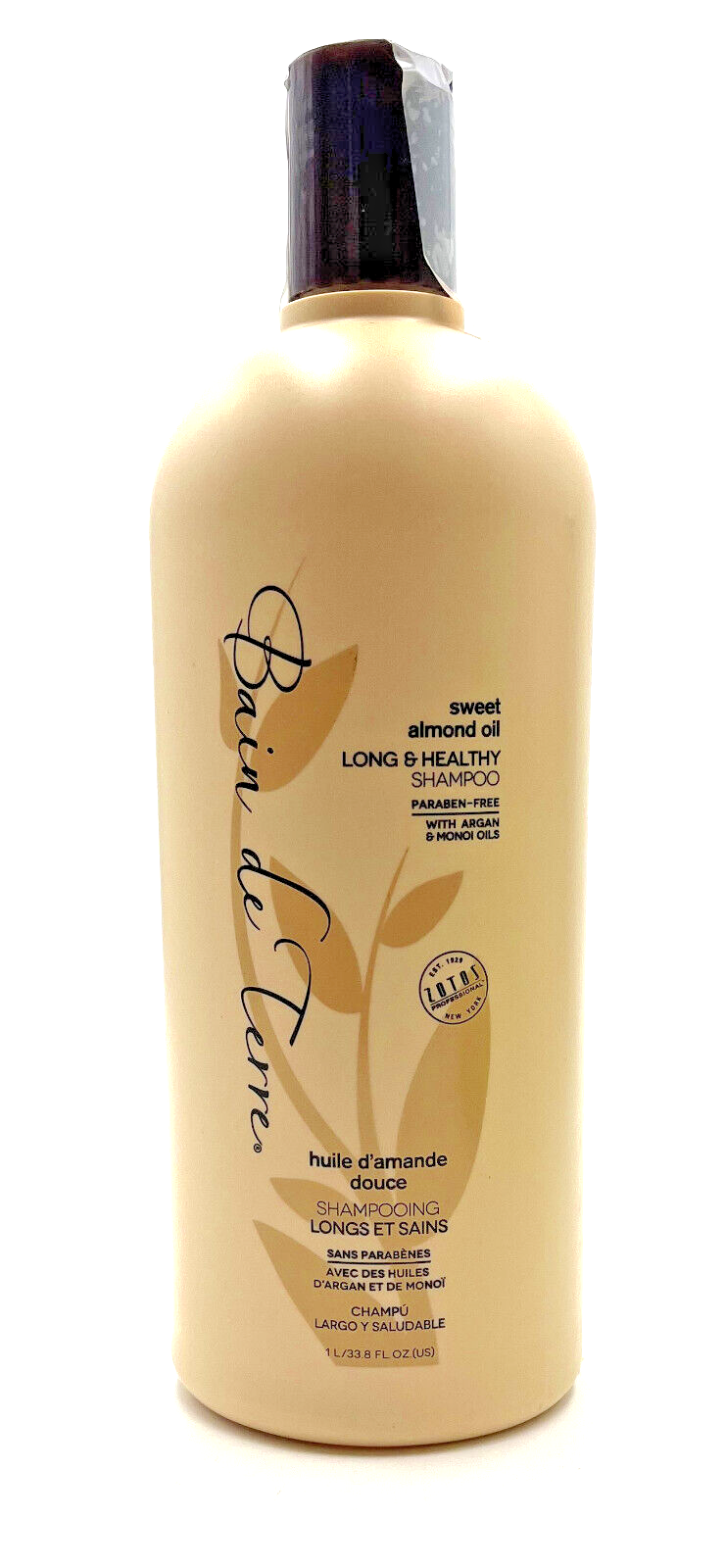 Bain De Terre Sweet Almond Oil Long & Healthy Shampoo 33.8 oz